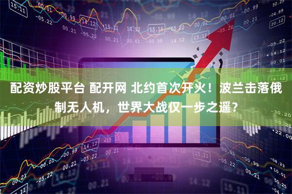 配资炒股平台 配开网 北约首次开火！波兰击落俄制无人机，世界大战仅一步之遥？